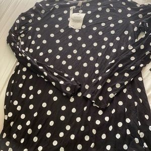 Polka dot dress,blue and white,size10,brand asos